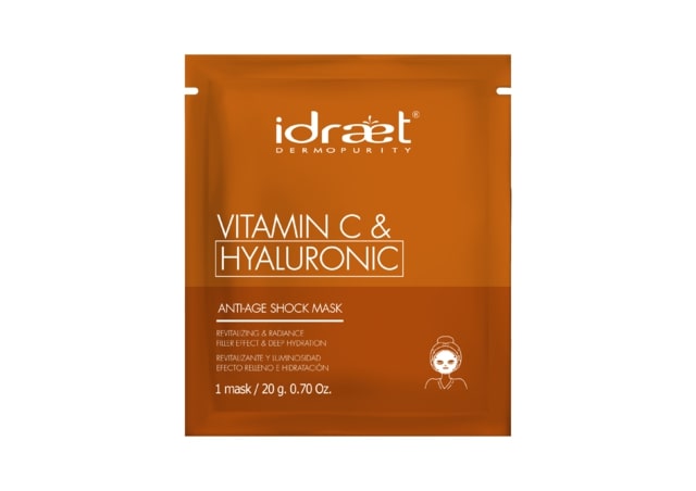 VITAMIN C & HIALURONIC - ANTI-AGE SHOCK MASK  (1UND)