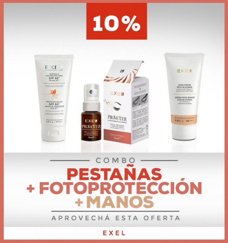 COMBO PESTAÑAS + FOTOPROTECCIÓN + MANOS